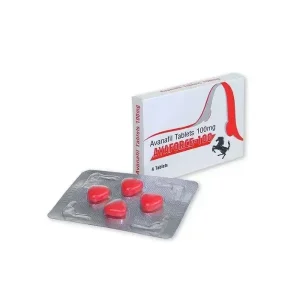 Avaforce 100 mg Avanafil ED tablets packaging box and blister