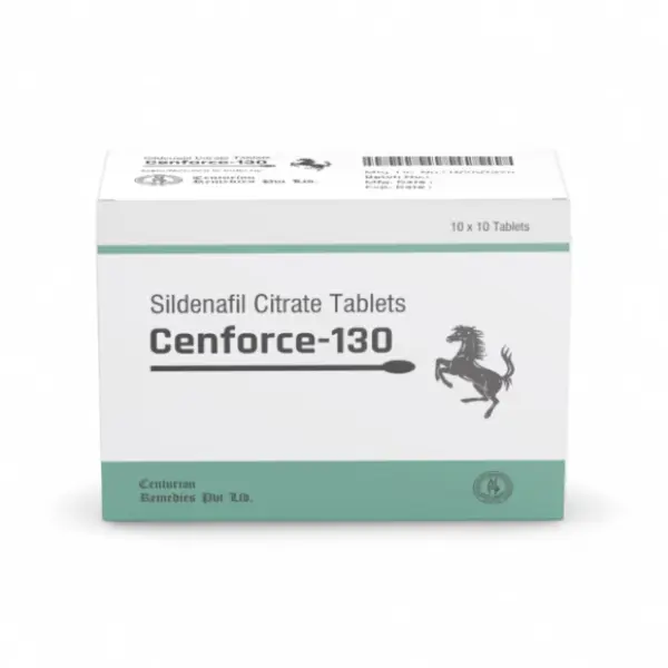 Cenforce 130 mg (Sildenafil) 1 Cenforce 130 sildenafil citrate tablets box
