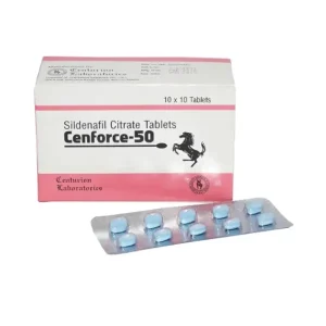 Cenforce 50 Sildenafil Tablets Blister Pack