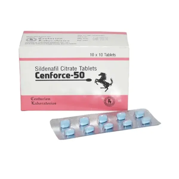 Cenforce 50 mg (Sildenafil) 2 Cenforce 50 Sildenafil Tablets Blister Pack