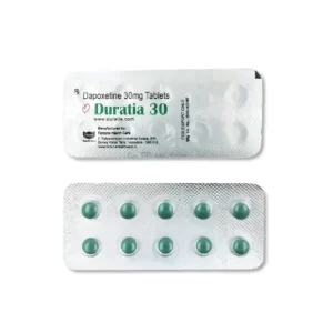 Duratia 30 dapoxetine 30mg blister pack tablets used for premature ejaculation medicine