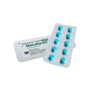 Duratia 60 dapoxetine 60mg blister pack tablets used for premature ejaculation medicine