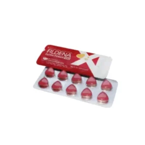 Close-up of Fildena 150 mg strip for men's health - High potency Sildenafil
