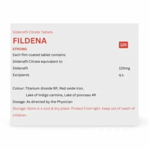 Fildena Strong 120 Tablet Information Panel