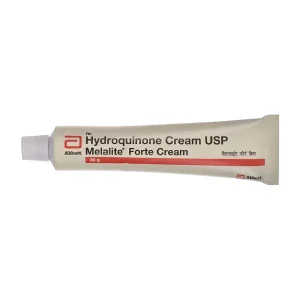 Melalite Forte Hydroquinone Cream USP 30g tube packaging