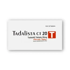 Tadalista CT 20 mg tadalafil chewable tablets 20 mg box packaging