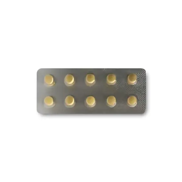 Toptada 5 mg (Tadalafil) 3 Toptada 5mg tadalafil tablets 5mg blister strip yellow tablets pack image