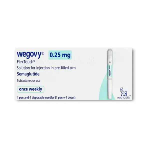 Wegovy 0.25 mg FlexTouch Pen (Semaglutide) 1 Wegovy 0.25 mg Semaglutide Injection FlexTouch Pen by Novo Nordisk