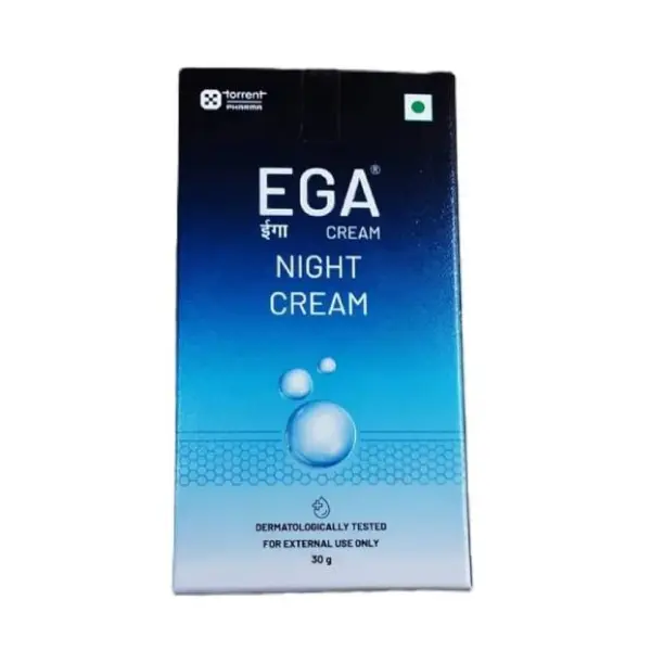 EGA Night Cream 30g Dermatologically Tested