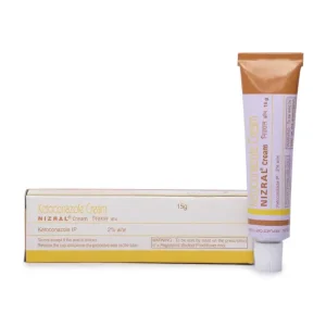 Ketoconazole cream Nizral 15g antifungal tube and packaging box image