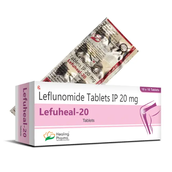 Lefuheal 20 mg Tablet (Leflunomide) 1 Lefuheal 20 mg Leflunomide Tablets IP 20 mg Healing Pharma