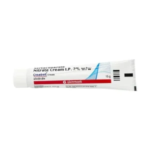 Sertaconazole nitrate cream IP 2 percent Onabet 15g antifungal cream tube image